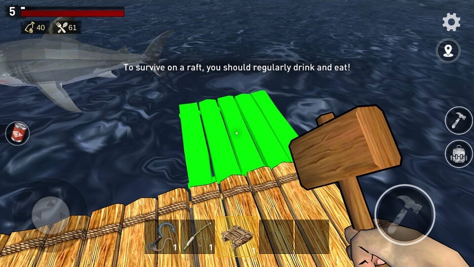 レビュー Raft Survival クラフト好きにオススメのスマホゲー